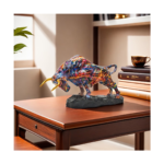 Wall Street Inspired Bronze Bull Statue – Elegant Resin Wealth & Power Sculpture for Home and Office Decor - Image 2