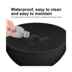 Bear-Shaped Side Table with Hidden Storage – Modern Waterproof Plastic Coffee Table for Living Room, Bedroom & Bedside Use – Black - Image 5